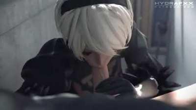 2B sucking dick (HydraFXX) [NieR: Automata]