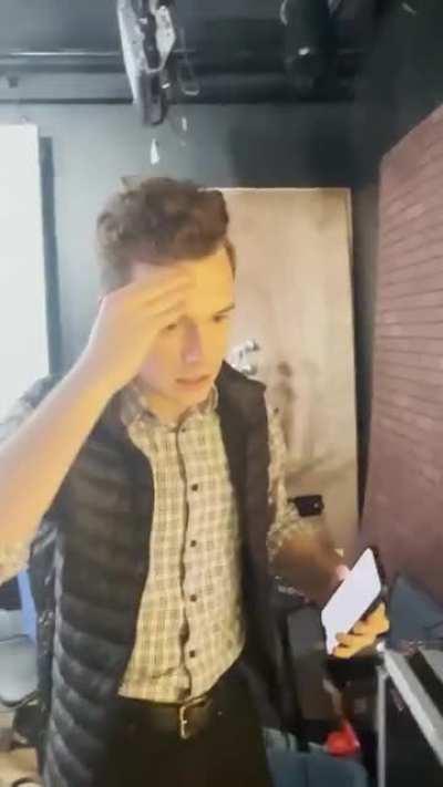 His coworkers are so supportive of each other