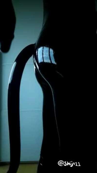 [OC] firm buttslap, slow-motion edition 💜