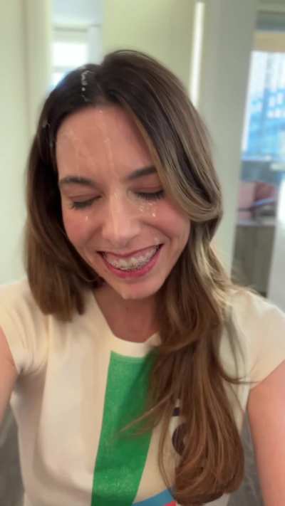 Cute MILF with braces