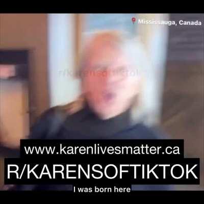 Racist Canadian Karen spotted in the wild!