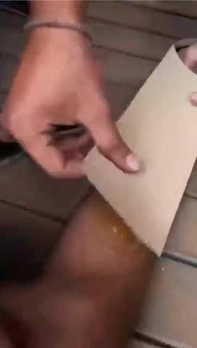 Just a normal leg waxing... with boys...