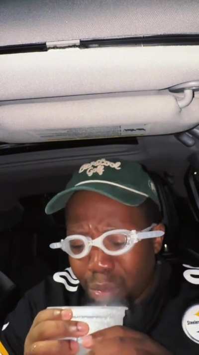 Dry ice + sprite + Listerine strips =