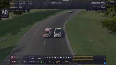 Rookies, I'm the white and blue bmw. I think he should've given me more space. Am I right or nah?