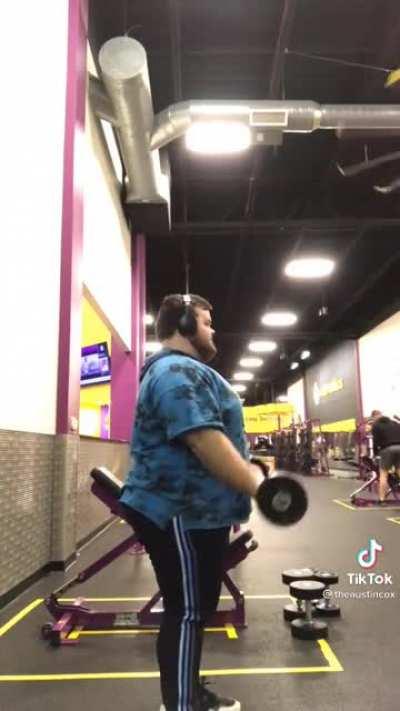 Gigachad works hard to change himself. Credits to theaustincox on tiktok