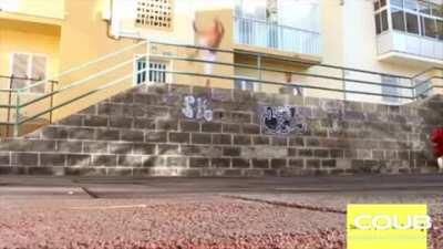 I try to do some parkour