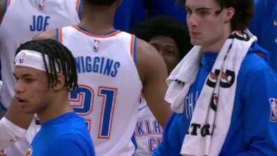 [Highlight] Thunder Rookie Jalen Williams blows past Kawhi and slams it down to put OKC up 2