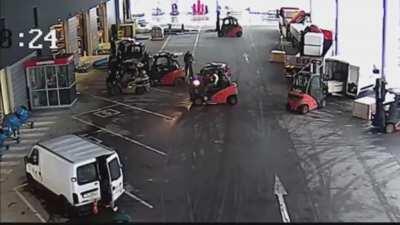 Ain&rsquo;t Nobody Getting Their Car Stolen With The Forklift Bros Around