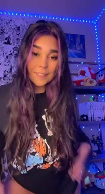 Based on my boobs… Can I be your goth gf?