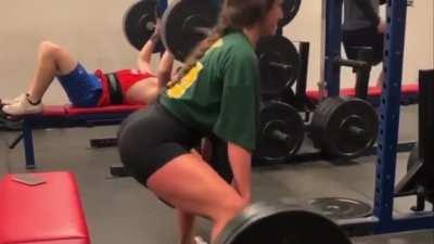 Personal training! Showing how to dead lift