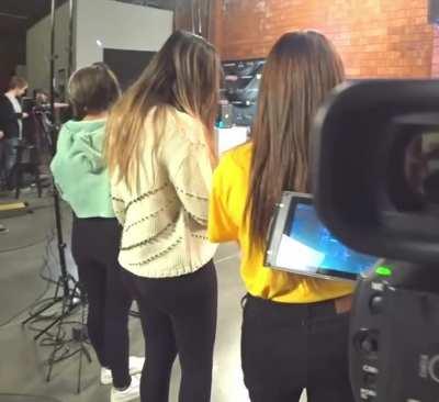 Think she caught him staring 👀