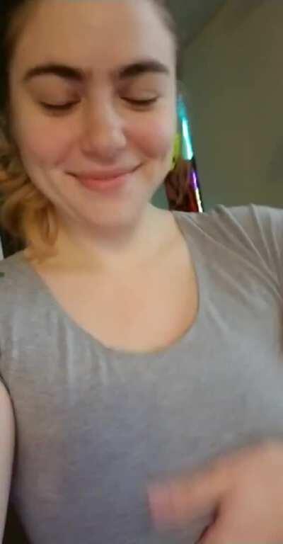 Drop everything and give my boobs your attention.