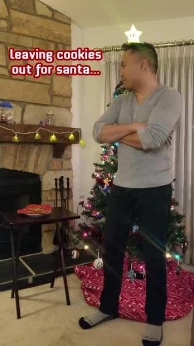 My kids can't leave cookies out for Santa anymore.