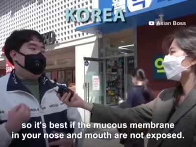 Masks in Korea vs USA [oc]