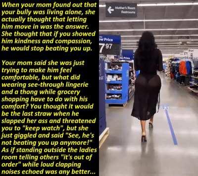 Ya, and as she is a stripper in a club so wearing so revealing is very comfortable for her. though standing outside with the bags outside the lingerie section trial room was tiredness