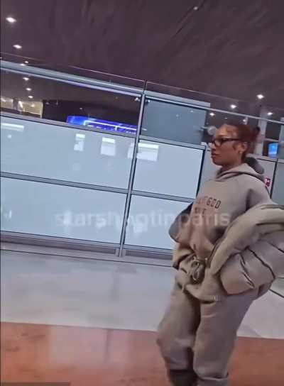 MORE OF MEGAN AT THE AIRPORT