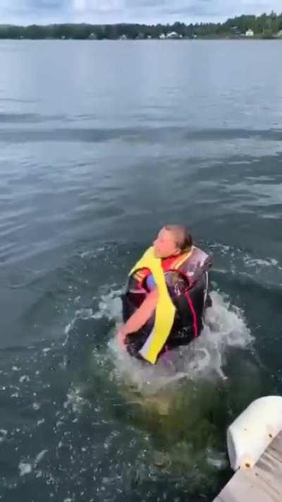 Water hates this life (jacket) hack.