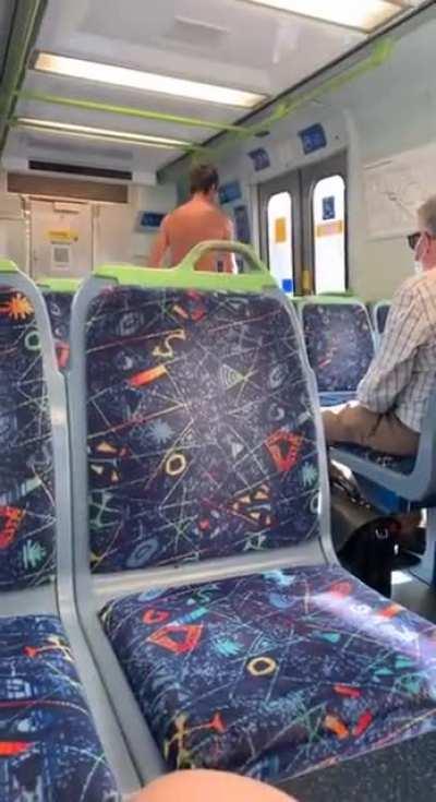 Meth incel on the train in Australia