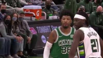 [Highlight] Hubie Brown blames Cousins for not covering Williams better on the oop