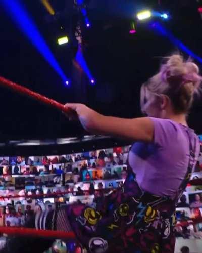 Alexa Bliss Sitting On The Ropes