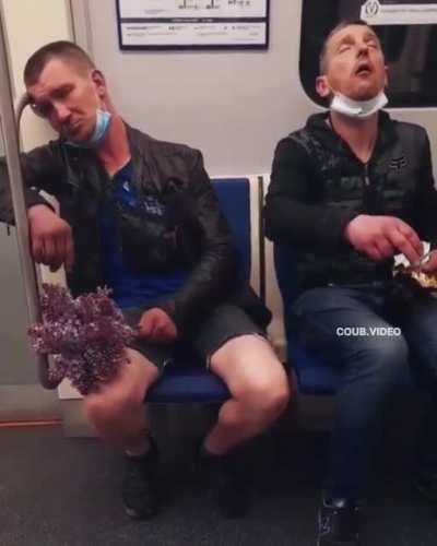 Heading home after a wild night