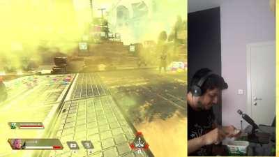 Tried to make a sandwich under the gas.