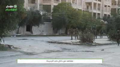 Syrian rebels storming “new Aleppo” neighborhood today in Aleppo 