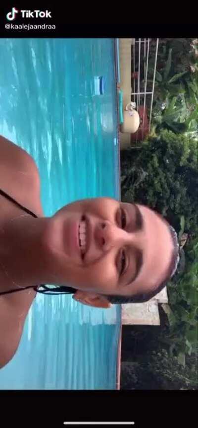 Incredible boobs on this young girl