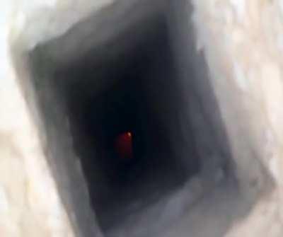 Molotov down abandoned mine shaft