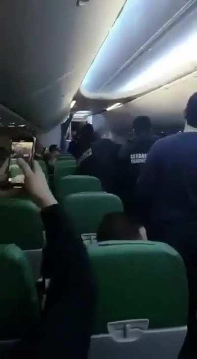 French Passenger Forcibly Removed From A Plane