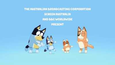 Proof that Bluey's family dancing goes with anything (5)