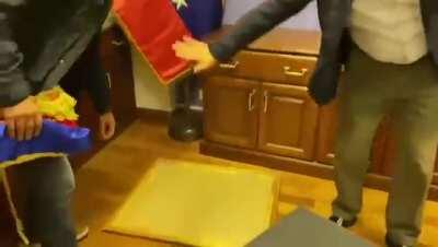 The Venezuelan Embassy in Bolivia, after the possession of Luis Arce.