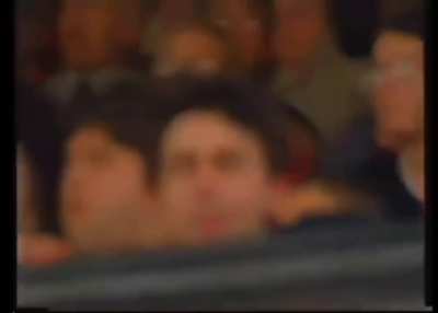 Bob and Sean Hughes at the football