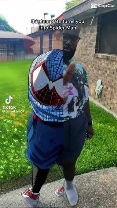 This guy is spiderman