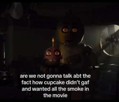 The cupcake was a real savage