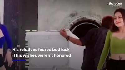 Relatives oblige grandfather's dying wish of coyote dancers at his funeral