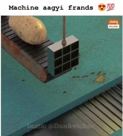 आखिरकार वो आलू से सोना बनाने की मशीन मिल गई.