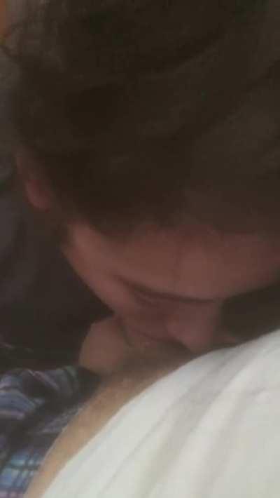 Partially ruined blowjob