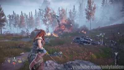 Horizon Zero Dawn] Don't mess up with a override Fireclaw