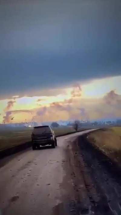 Driving into the Battle of Bakhmut. (Передові Бахмутської битви) Слава Україні 🇺🇦