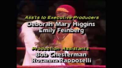 Closing Credits to Saturday Night's Main Event, 