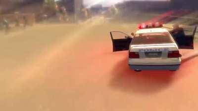 Cop pulled a Vice City on me