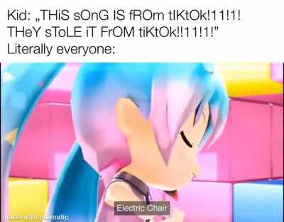 NOOOO YOU CANT KNOW SONG FROM T*KT*K!!1!1!1 😡😡😡😡