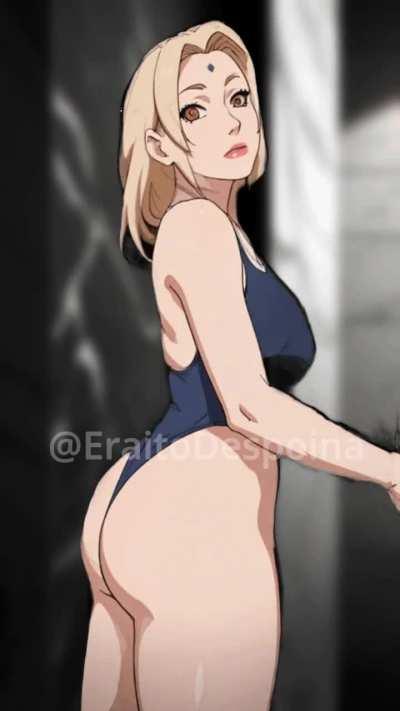 Tsunade checking herself out!
