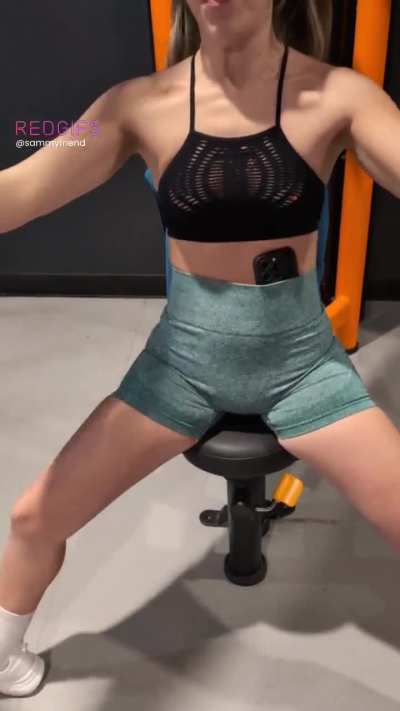 Had my nipples on display during the whole exercise =)