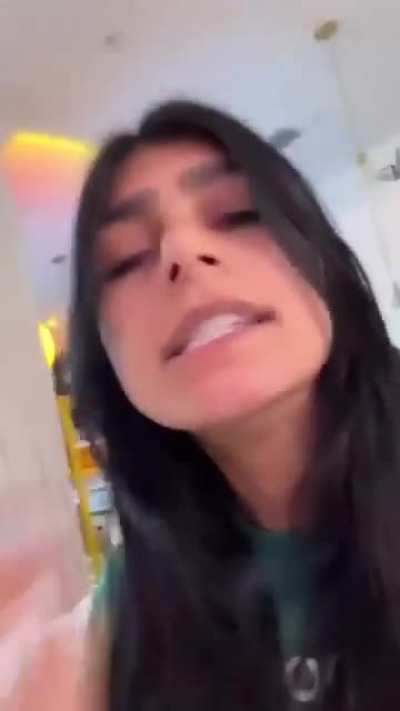 Mia Khalifa uses colorful language in a rant expressing how she views American soldiers stationed in the Middle East. Thoughts?