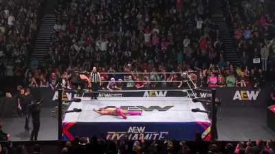 The fact that PAC (after getting extra bulked up) can still perform the Black Arrow is so impressive