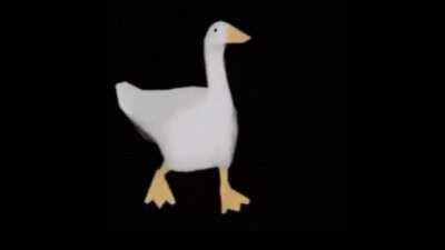 duck dancing to the right music