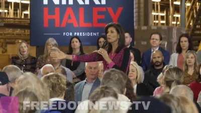 Nikki Haley is convinced Russia was behind the attack on October 7th because its Putin's birthday !! 🙄🤨🤔(Concussion symptoms?!)😂😂😂