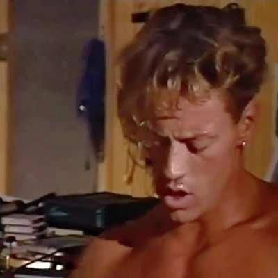 Rocco hoses down blonde Cynthia Larkin